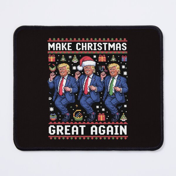 Item preview, Make Christmas Great Again Ugly Sweaters Trump Dance Santa  designed and sold by sheenmi.
