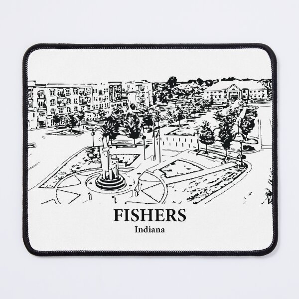 Item preview, Fishers - Indiana designed and sold by Lakeric Cityscapes.