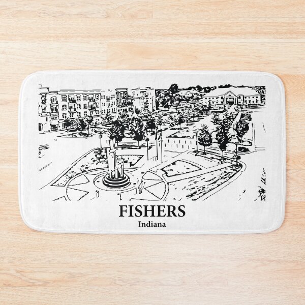 Item preview, Fishers - Indiana designed and sold by Lakeric Cityscapes.