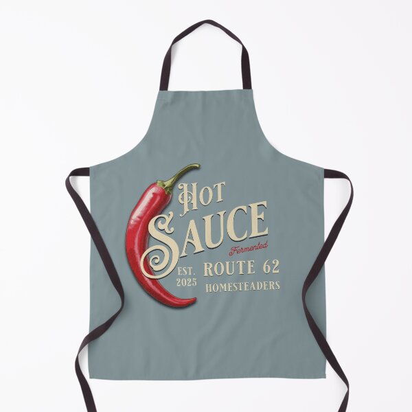 Item preview, Fermented hot sauce vintage style label with a chili design designed and sold by AfricaSkyBlue.