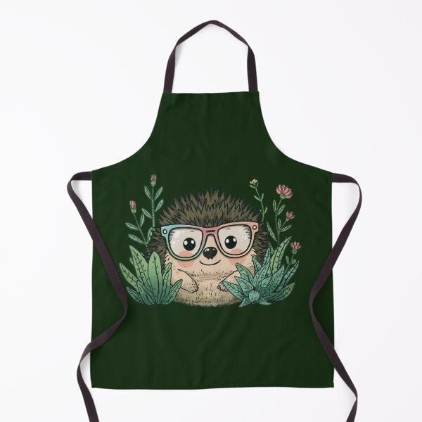 Item preview, Little greeny Hedgehog with Big Glasses designed and sold by gr00bson.