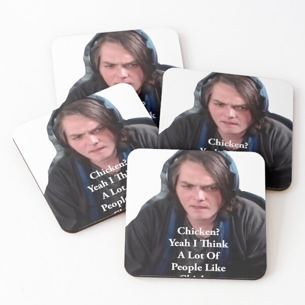 Item preview, Gerard Way Chicken  designed and sold by rzlatssunrise.