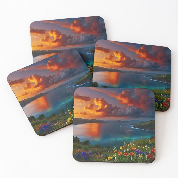 Item preview, Sunset over the bay designed and sold by PixelParadies.