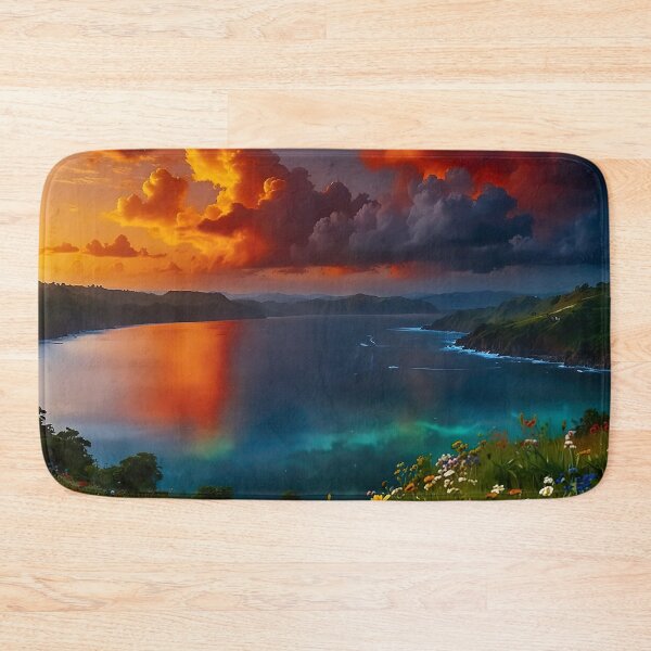 Item preview, Sunset over the bay designed and sold by PixelParadies.