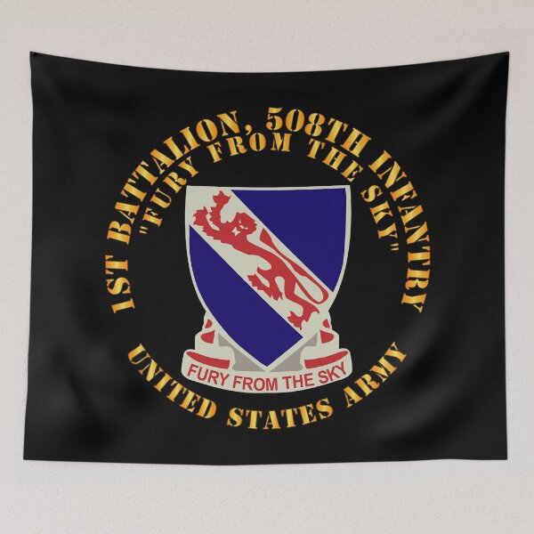 Item preview, Army -  1st Bn, 508th Infantry Regiment - Fury From the Sky - DUI X 300 designed and sold by Military Insignia Products.