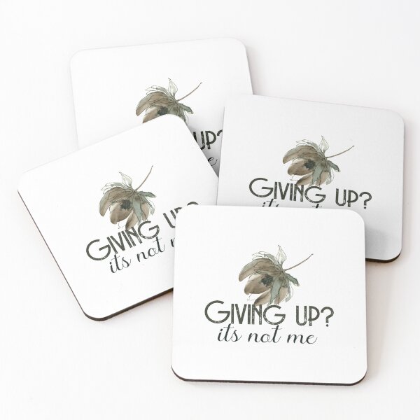 Item preview, T-Shirt - Giving up is not me designed and sold by Made-by-Gus.