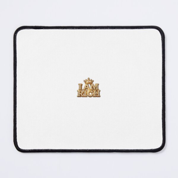 Item preview, I Am Rich Luxury Gold Sticker – Premium Crown & Diamond Design designed and sold by AbhishekPanwar.