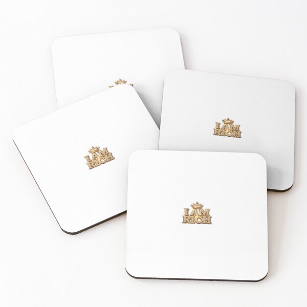 Item preview, I Am Rich Luxury Gold Sticker – Premium Crown & Diamond Design designed and sold by AbhishekPanwar.
