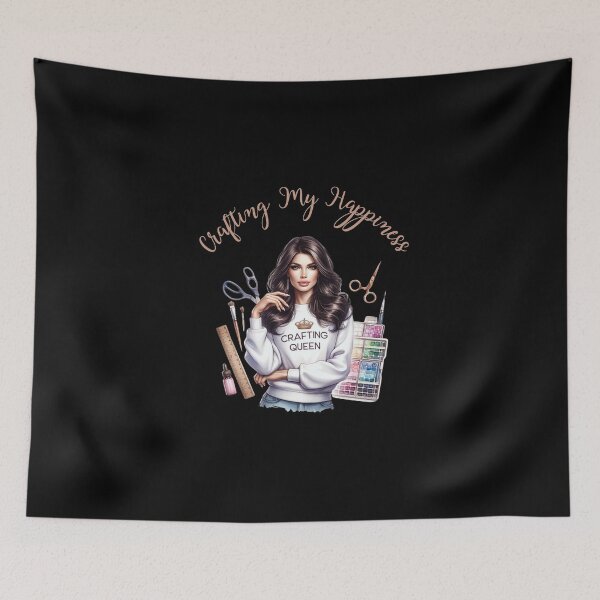 Item preview, Crafting My Happiness – Cute DIY & Handmade Women’s Shirt designed and sold by Maggiepeshop.
