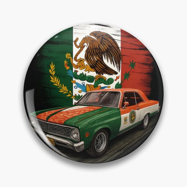 Item preview, mexican flag car  designed and sold by Uglyandcute.