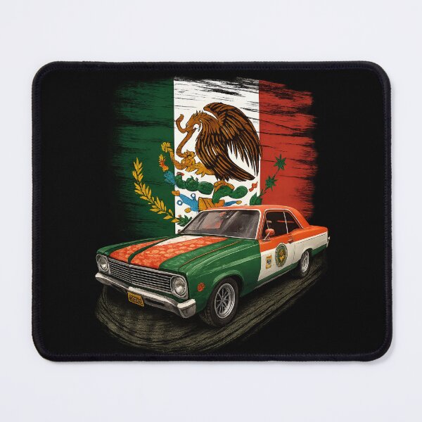Item preview, mexican flag car  designed and sold by Uglyandcute.