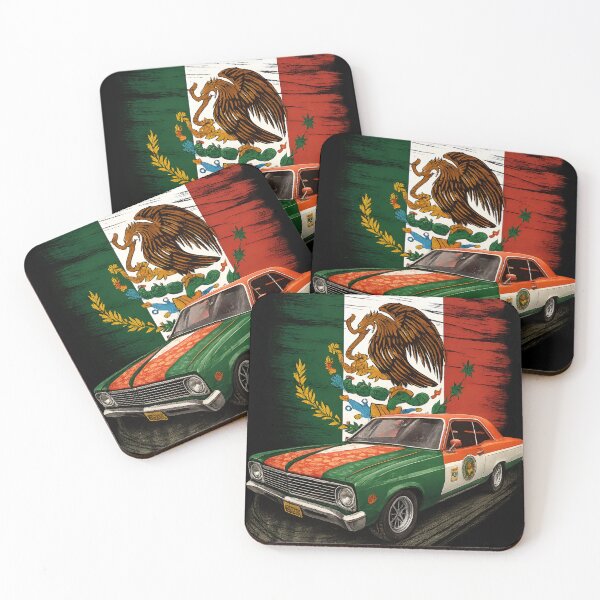 Item preview, mexican flag car  designed and sold by Uglyandcute.