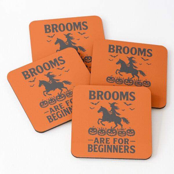 Item preview, Brooms Are For Beginners Horse Rider Witch Halloween Horses Equestrian designed and sold by alenaz.