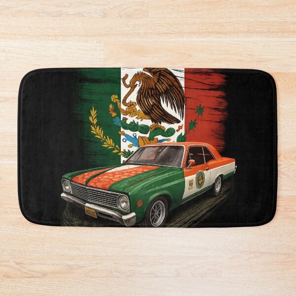 Item preview, mexican flag car  designed and sold by Uglyandcute.