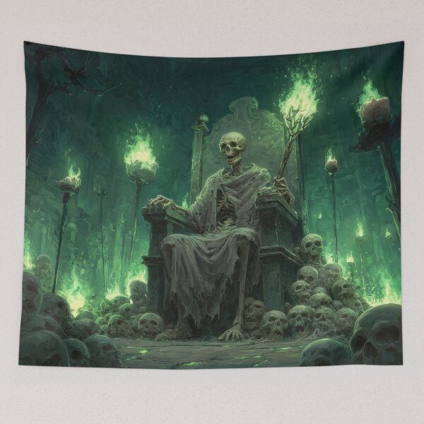 Item preview, Lich on a Throne of Bones designed and sold by Rtymer.