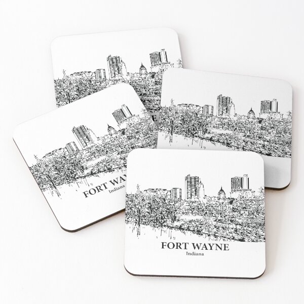 Artikelvorschau, Fort Wayne - Indiana entworfen und verkauft von Lakeric Cityscapes.
