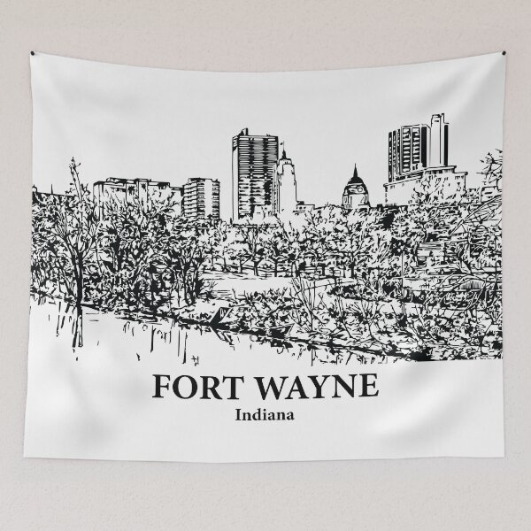 Item preview, Fort Wayne - Indiana designed and sold by Lakeric Cityscapes.