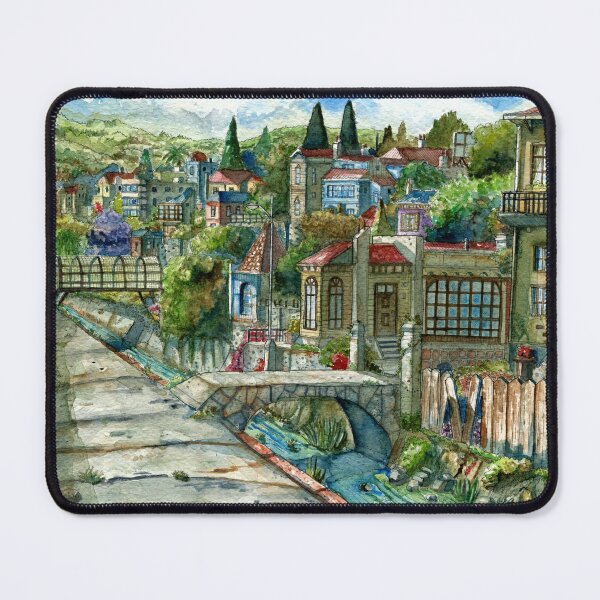 Item preview, Corner of an Imaginary Quilpué (Watercolor) designed and sold by Metalbizarrox.