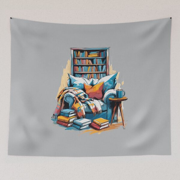 Item preview, Cozy Reading Nook Sanctuary designed and sold by Zakrytos ★★★★★.