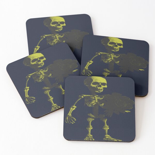 Item preview, cute skeleton with roses designed and sold by kinpirks.