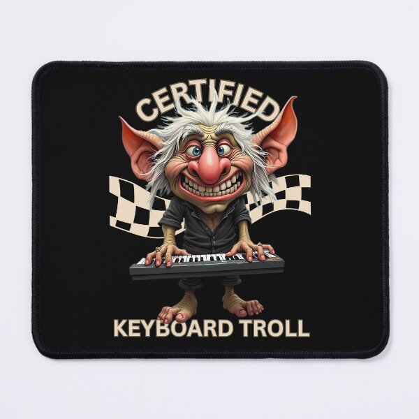 Item preview, Certified Keyboard Troll Fun Meme Music For Him designed and sold by MTJ-Mushrooms.