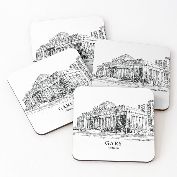 Artikelvorschau, Gary - Indiana entworfen und verkauft von Lakeric Cityscapes.