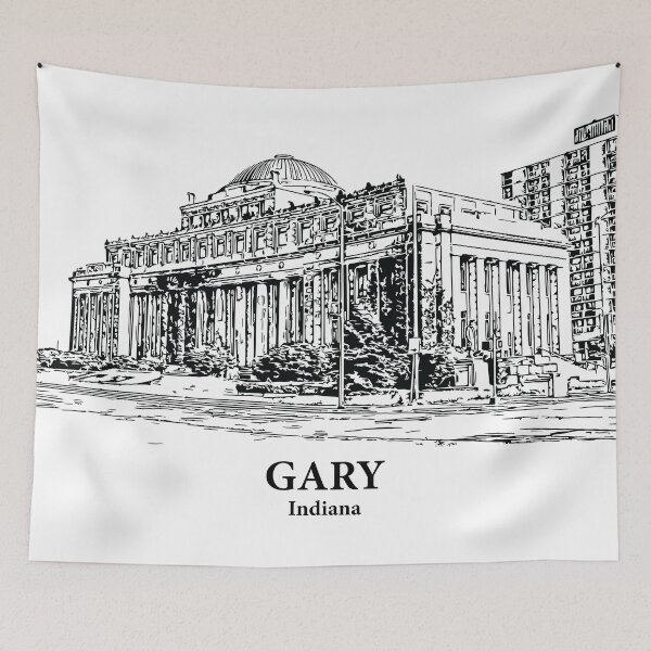 Item preview, Gary - Indiana designed and sold by Lakeric Cityscapes.