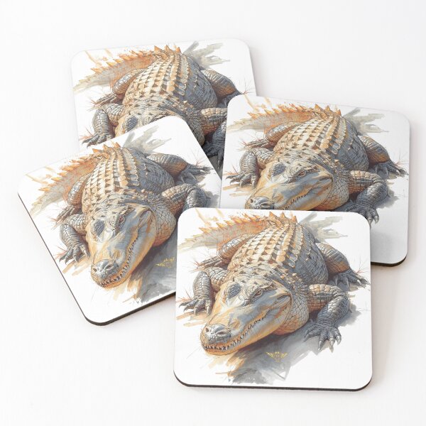 Item preview, Fierce Alligator Sketch Wild Nature Art Design designed and sold by DM.