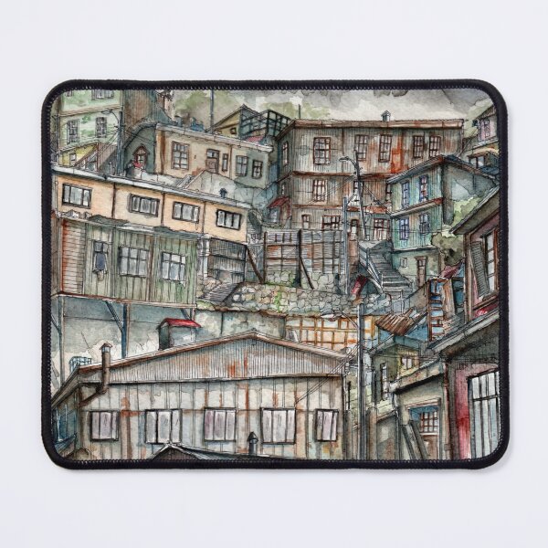 Item preview, Winter in the port (watercolor). designed and sold by Metalbizarrox.