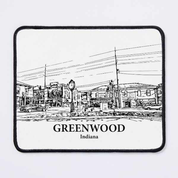 Item preview, Greenwood - Indiana designed and sold by Lakeric Cityscapes.