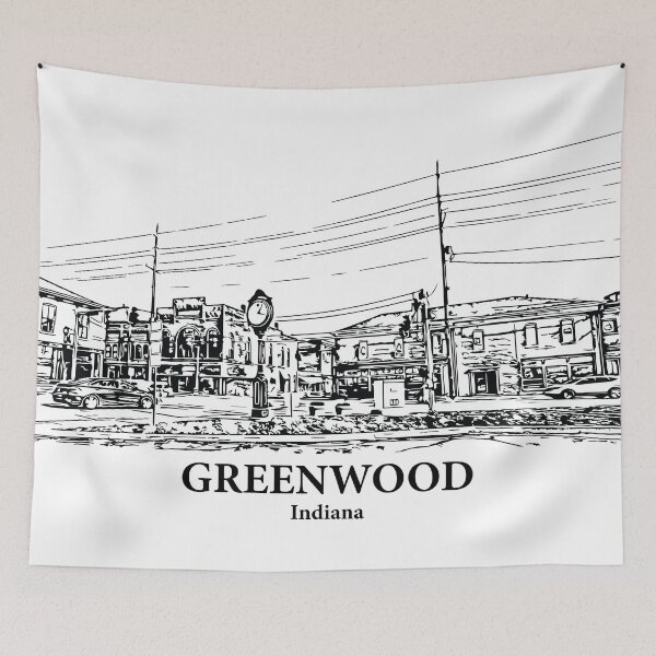 Item preview, Greenwood - Indiana designed and sold by Lakeric Cityscapes.