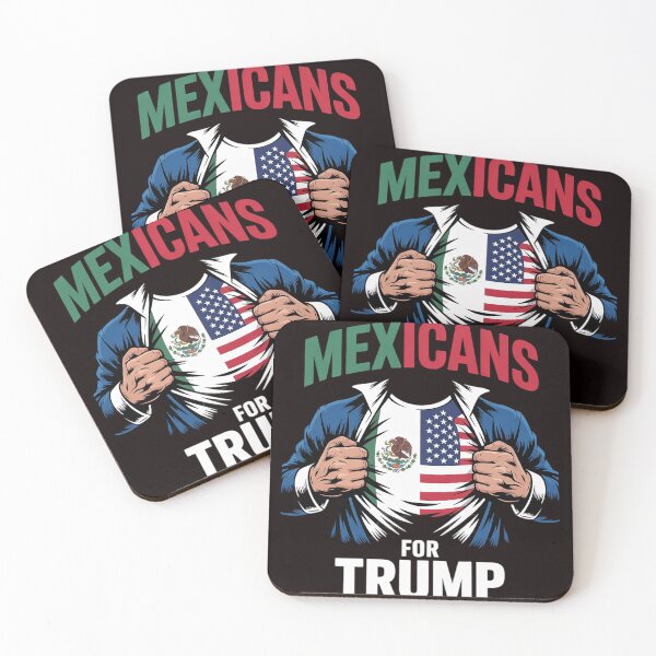Item preview, Mexicans For Trump 2024 USA Mexico Flag  designed and sold by sheenmi.