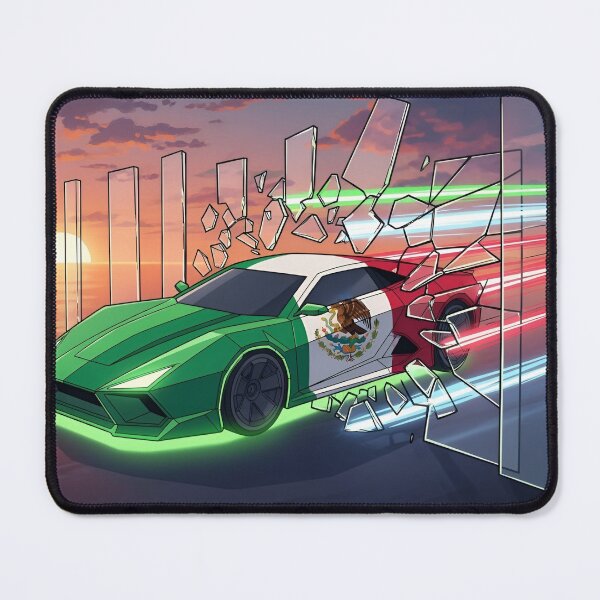 Item preview, mexican flag car designed and sold by Uglyandcute.