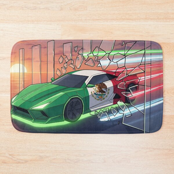 Item preview, mexican flag car  designed and sold by Uglyandcute.
