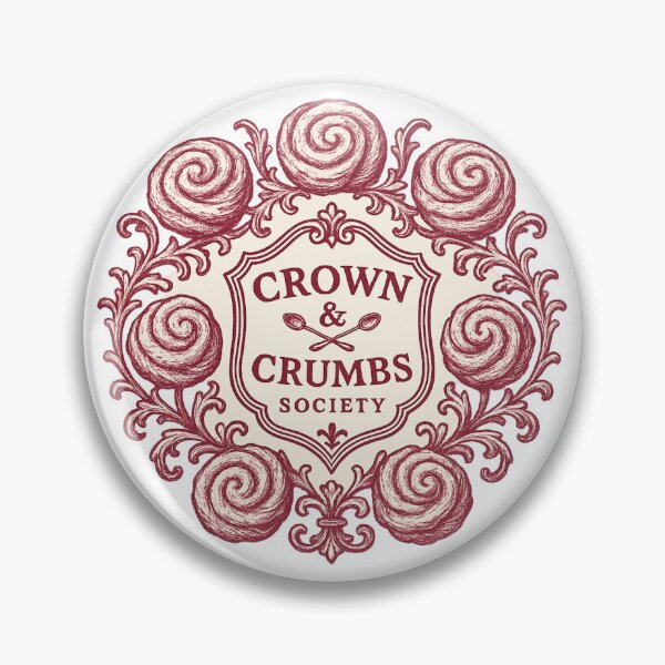 Item preview, Crown & Crumbs Society - Rococo Pastry Crest Tee designed and sold by POD DYNASTY.