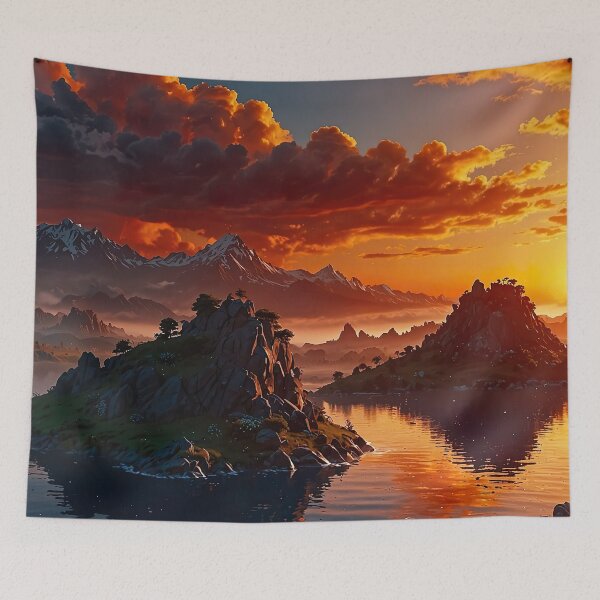 Item preview, Islands in the sunset designed and sold by PixelParadies.