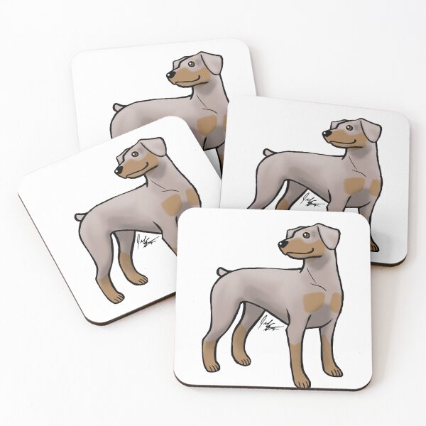 Item preview, Dog - Doberman Pinscher - docked tail - Fawn and Tan designed and sold by Jennifer Stolzer.