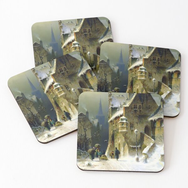 Item preview, August Schlieker - Small Town in the Rhine designed and sold by Jon-Baran.