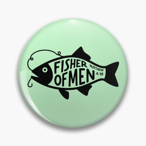 Item preview, Fisher of Men Matthew 4:19 | Christian Scripture Design | Faith-Based Gifts & Apparel designed and sold by Hope & Light Designs.