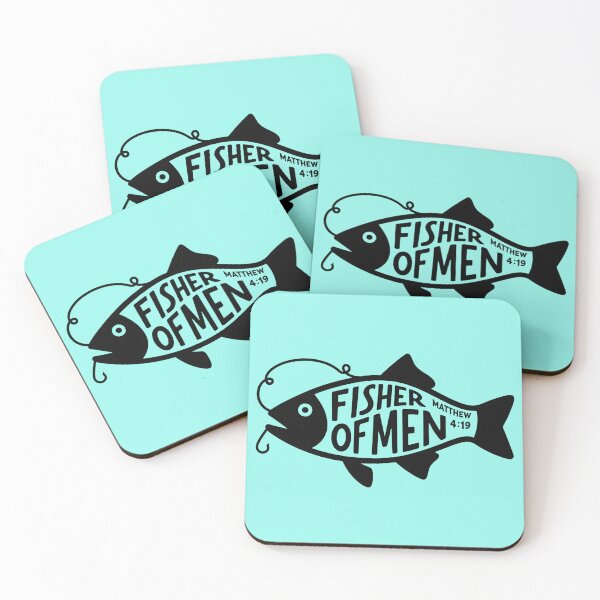 Item preview, Fisher of Men Matthew 4:19 | Christian Scripture Design | Faith-Based Gifts & Apparel designed and sold by Hope & Light Designs.
