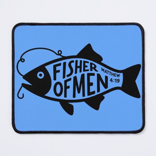 Item preview, Fisher of Men Matthew 4:19 | Christian Scripture Design | Faith-Based Gifts & Apparel designed and sold by Hope & Light Designs.