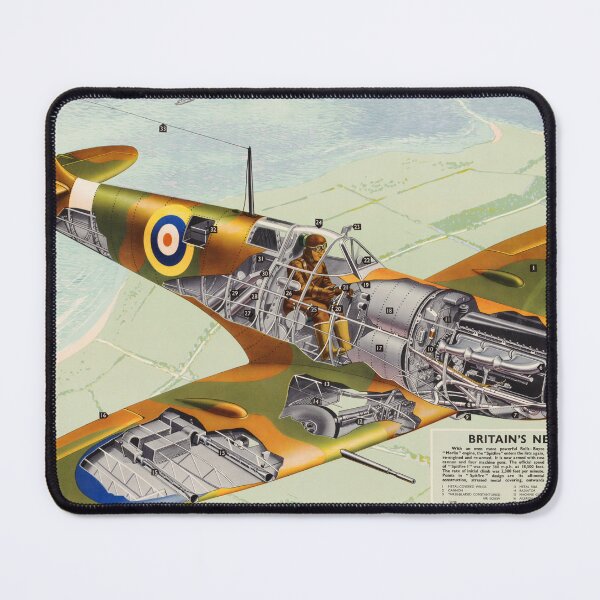 Item preview, WW2 Supermarine Spitfire Poster designed and sold by emergentdesigns.
