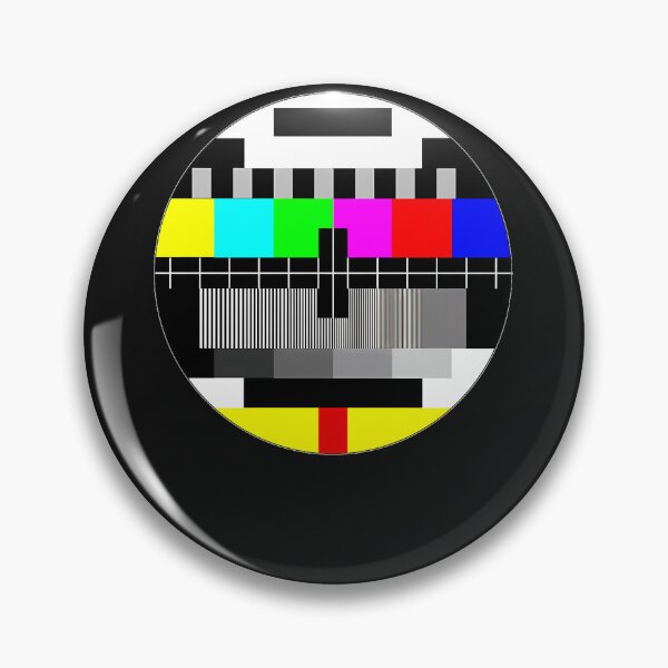 Item preview, 90's TV test pattern designed and sold by MadalynRatliff.