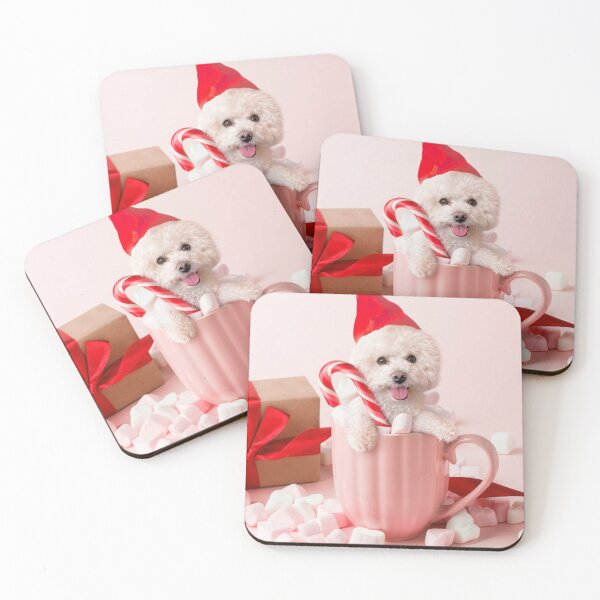 Item preview, Merry Christmas Bichon Frise designed and sold by toppopin.