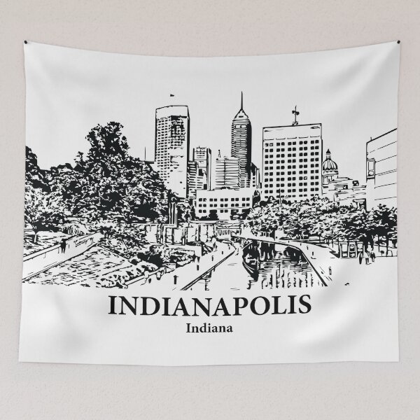 Item preview, Indianapolis - Indiana designed and sold by Lakeric Cityscapes.
