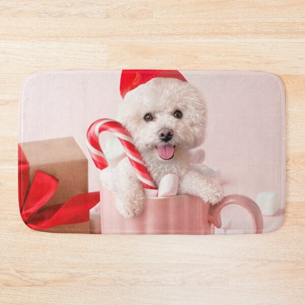 Item preview, Merry Christmas Bichon Frise designed and sold by toppopin.