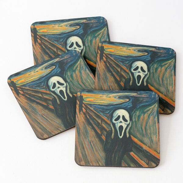 Item preview, Real Scream | Funny Munch Painting Meets Horror Movie Meme designed and sold by The Classics Freak.