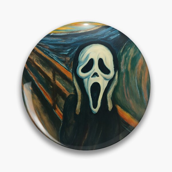 Item preview, Real Scream | Funny Munch Painting Meets Horror Movie Meme designed and sold by The Classics Freak.