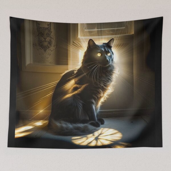 Item preview, Illumination - BLACK CAT - 4D designed and sold by CleverCulture.