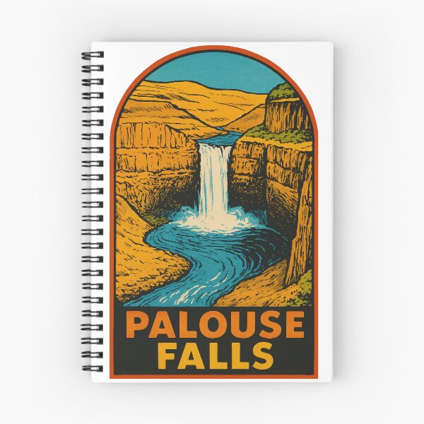 Item preview, Palouse Falls Vintage Style Decal designed and sold by Decal Mania.